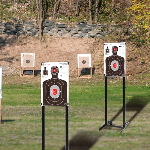 ATFLBOX Silhouette Paper Target for The Range, 23X35 inch Target Paper for Indoor and Outdoor Use, Suitable for Handguns, Pistols, Rifles, Airguns, Pellet Gun, BB Guns (10 Pack)