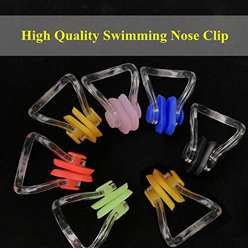 Minelife 18 Pcs Silicone Swimming Nose Clips Nose Plugs, Waterproof Nose Protector for Kids, Adults, Swimming, Surfing and Training(6 Colors)