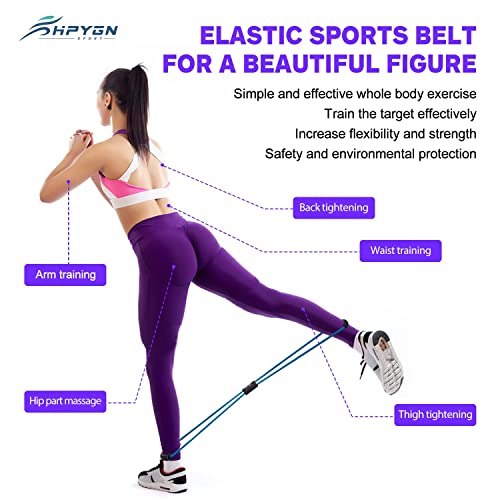 Resistance Bands, Figure 8 Exercise Bands for Women Men, 8 Shaped Resistance Bands for Arms, Chest Expander, Yoga Gym Fitness Pulling Rope 8 Word Elastic for Exercise Muscle Training Tubing