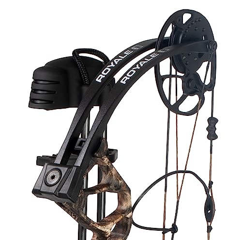 Bear Archery Royale Ready to Hunt Compound Bow Package for Adults and Youth, Left Hand, Mossy Oak Break Up Country DNA