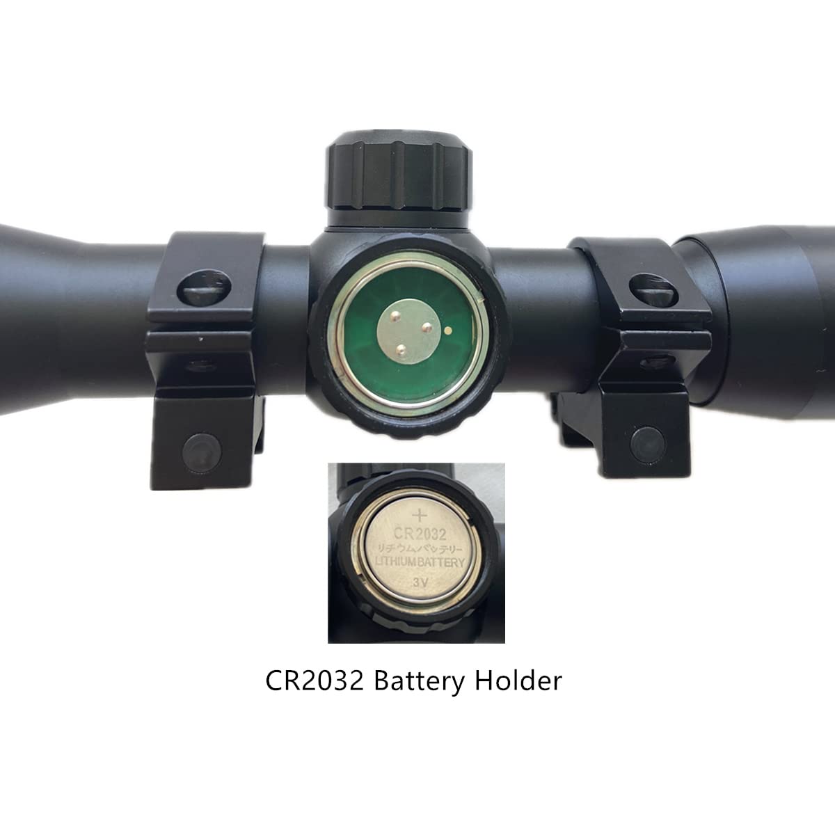 NyLeabon 4x32 Crossbow Scope, Red and Green Illuminated Scope, Glass Etched Reticle Scope, Compact Aiming Sight