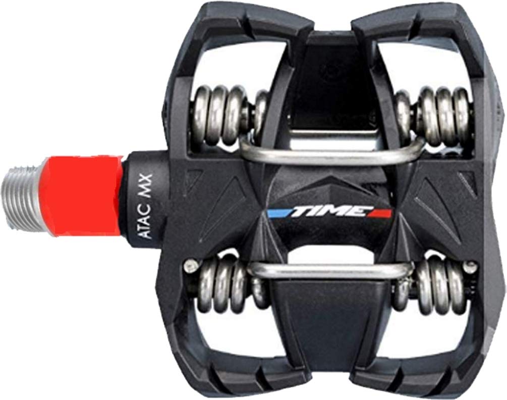 TIME Unisex's MX6 Pedals, Black, One Size