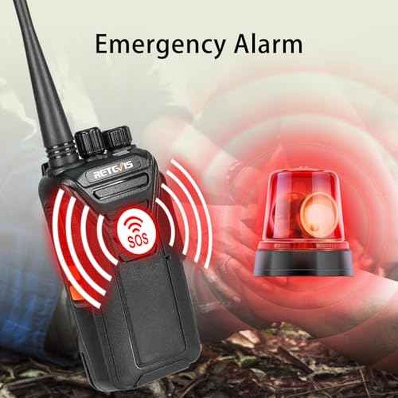 Retevis RT27V MURS Radios, Walkie Talkies with Earpiece, Long Range, Rechargeable, Low-Traffic Channel, Durable, Two Way Radios for Hunting Camping Farm£¨2 Pack£©
