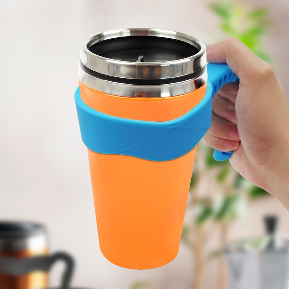 DanziX 3 Pack 20oz Tumbler Handles, Mug Handle or Cup Holder Replacement, Insulated Cup Handle Only - Black,Pink,Blue