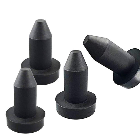 BUBOSPER 4 Pack Push in Kayak Drain Plug Compatible with Sundolphin Kayaks Aruba 8 SS, Aruba 10, Bali 8, Excursion 10 (4PCS) (Black)