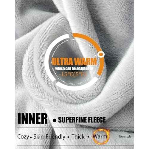 Winter Beanie Hat for Women Fleece Lined Beanies Soft Chunky Warm Wool Blend Knit Hats Womens Men Snow Cap