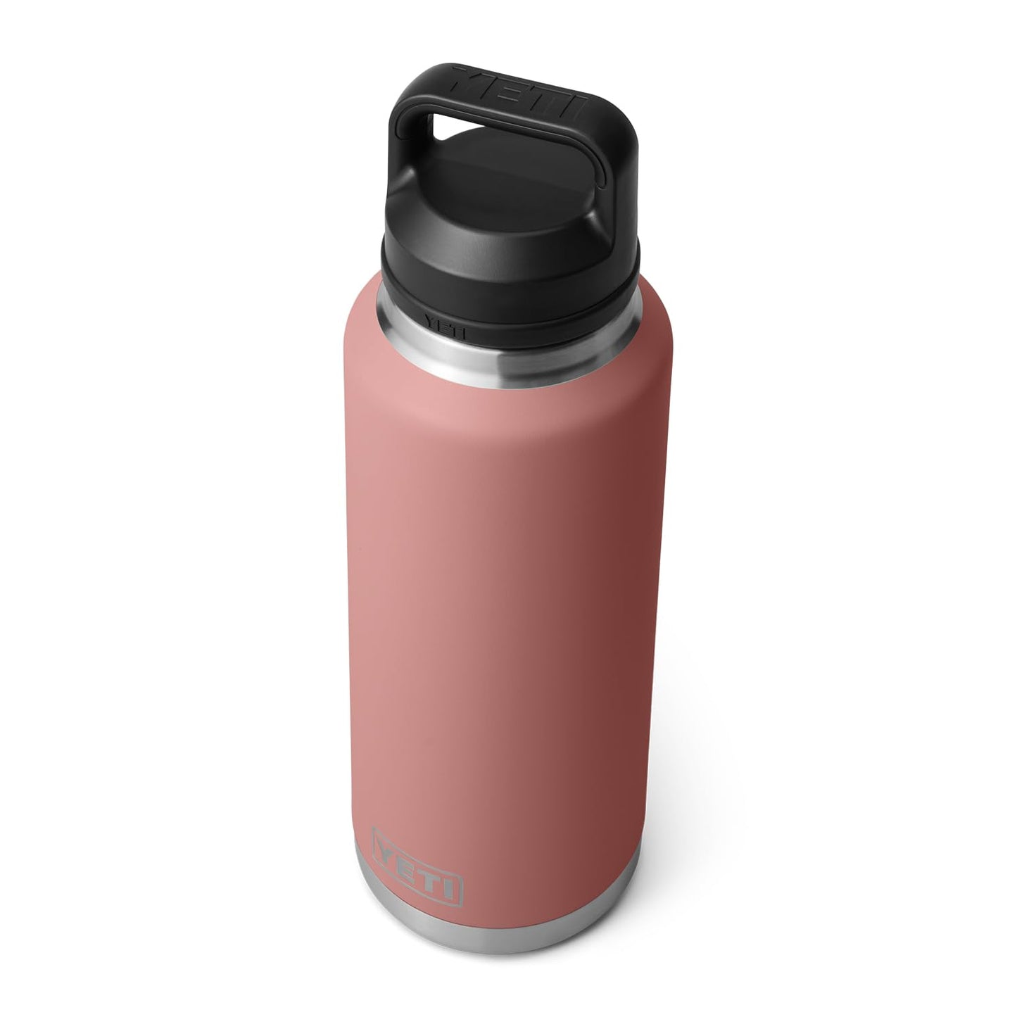 YETI Rambler 46 oz Bottle, Vacuum Insulated, Stainless Steel with Chug Cap, Sandstone Pink