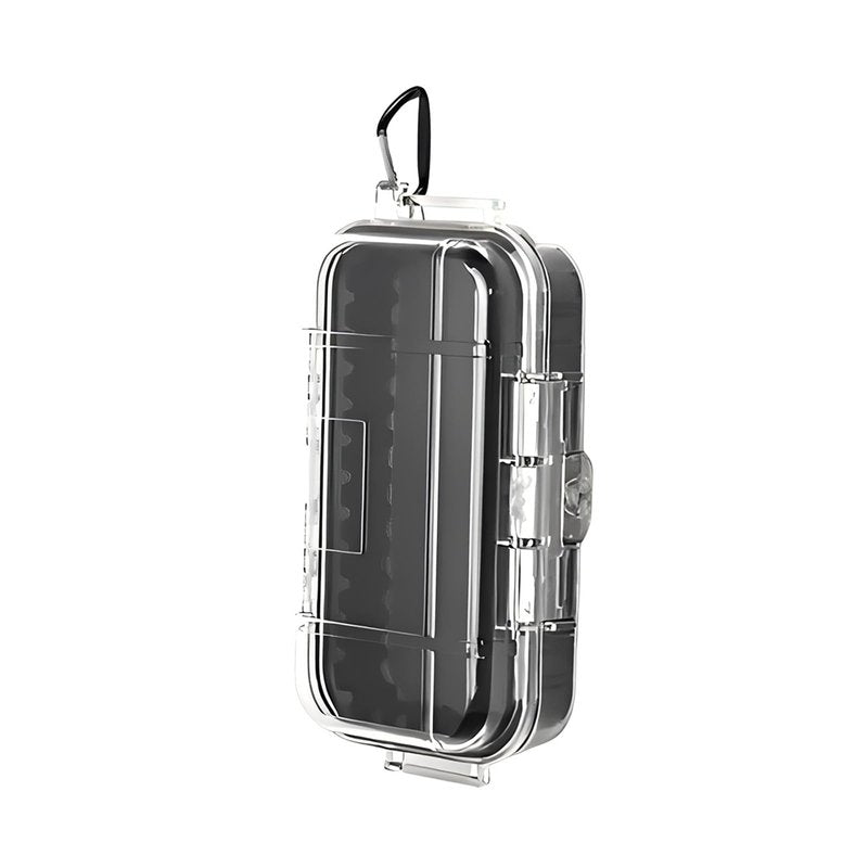 Aufgehen Waterproof Storage Case, Outdoor Sports Survival Equipment Sealed Box Dustproof Pressure Proof Dry Boxes for EDC Tools, Phone, Keys, Clear, New professional Sealed Box (Medium)