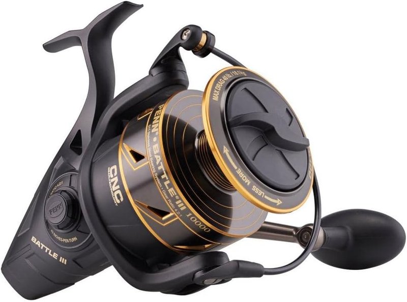 Battle IV Spinning Fishing Reel - Lightweight, Durable Design for Freshwater & Saltwater Fishing