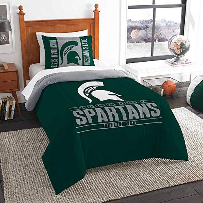 Officially Licensed NCAA "Modern Take" Twin Comforter and Sham