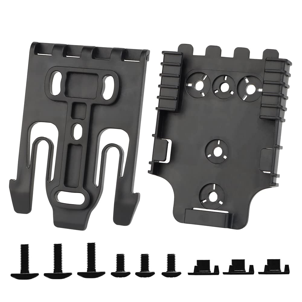 Qls Kit Quick Locking System Kit with Qls19 Locking Fork and Qls22 Receiver Plate for Quick Connect Release Work Duty Holster