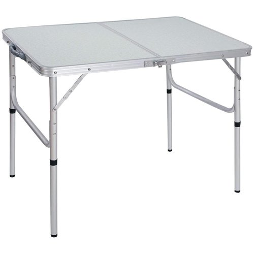 REDCAMP Folding Camping Table, 3ft Portable Aluminum Outdoor Folding Table Camp Table Adjustable Height Lightweight for Picnic Cooking Beach