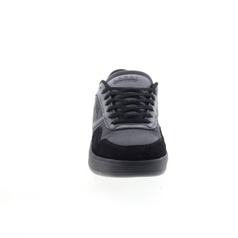 Lakai Terrace Mens Skate Shoes, Black/Black Suede, 7