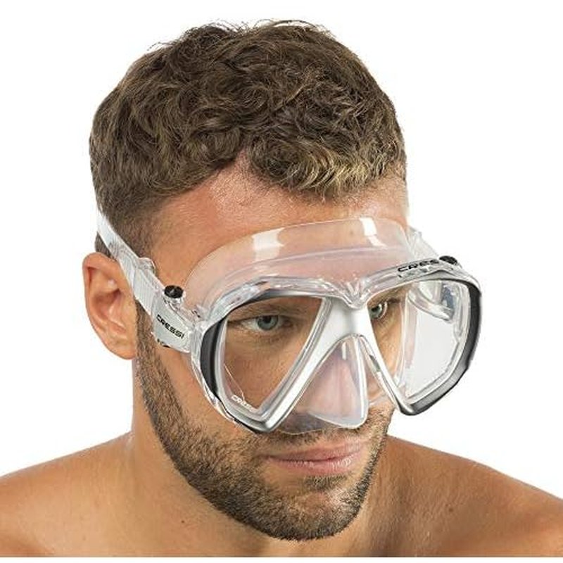 Cressi Perfect View Scuba Diving, Snorkeling Mask in Pure Comfortable Silicone - Liberty Duo: Designed in Italy