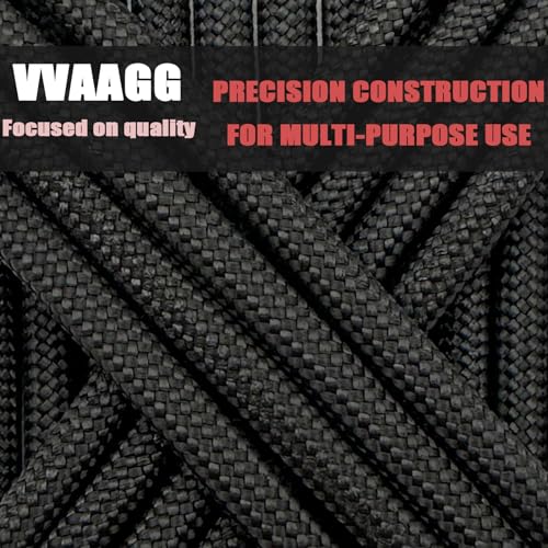 VVAAGG 550 Paracord 100FT, Strong Heavy-Duty Camping Rope, Tactical Parachute Cord, Outdoor Gear Tent Rope 4mm