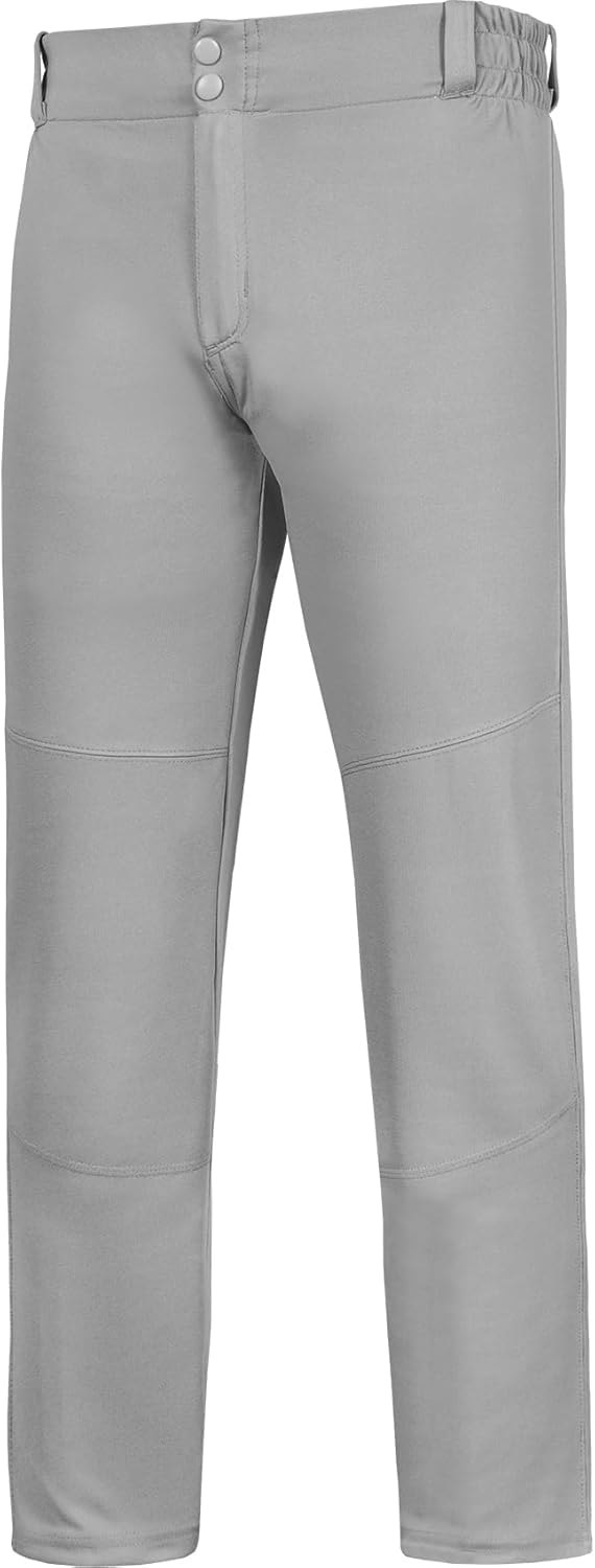Youth Baseball Pants - Full Length Open Bottom Design for Boys | Durable Snap Closure & Softball/T-Ball Fit