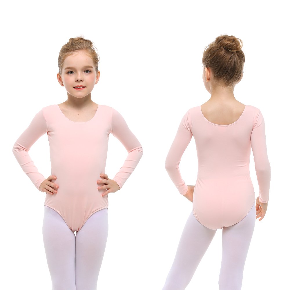 Stelle Long Sleeve Ballet Leotards for Girls Dance Leotard Gymnastics Ballet Outfits (Toddler/Little Kid/Big Kid)