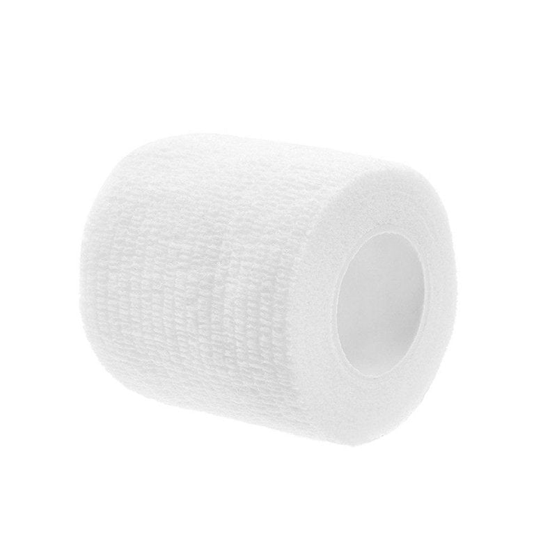 ESUPPORT 2 Inches X 5 Yards Self Adherent Cohesive Wrap Bandages Strong Elastic First Aid Tape for Wrist Ankle White Pack of 10