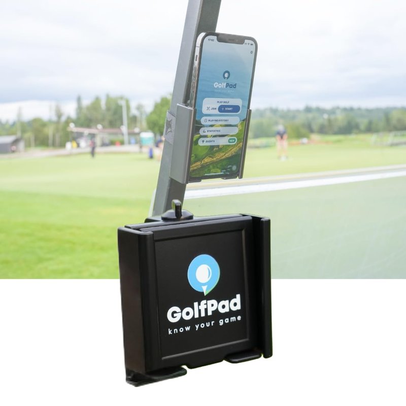 Golf Pad Adjustable Phone Holder