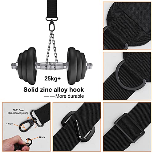 Yorkenbe 1 Pack Carry Strap for Folding Chair, Adjustable Beach Chair Backpack Straps, Carry Strap for Beach Chair, Backpacking, Picnics, Scooter, Foldable Bikes (Black, 115-195cm) (Black, 1pc)