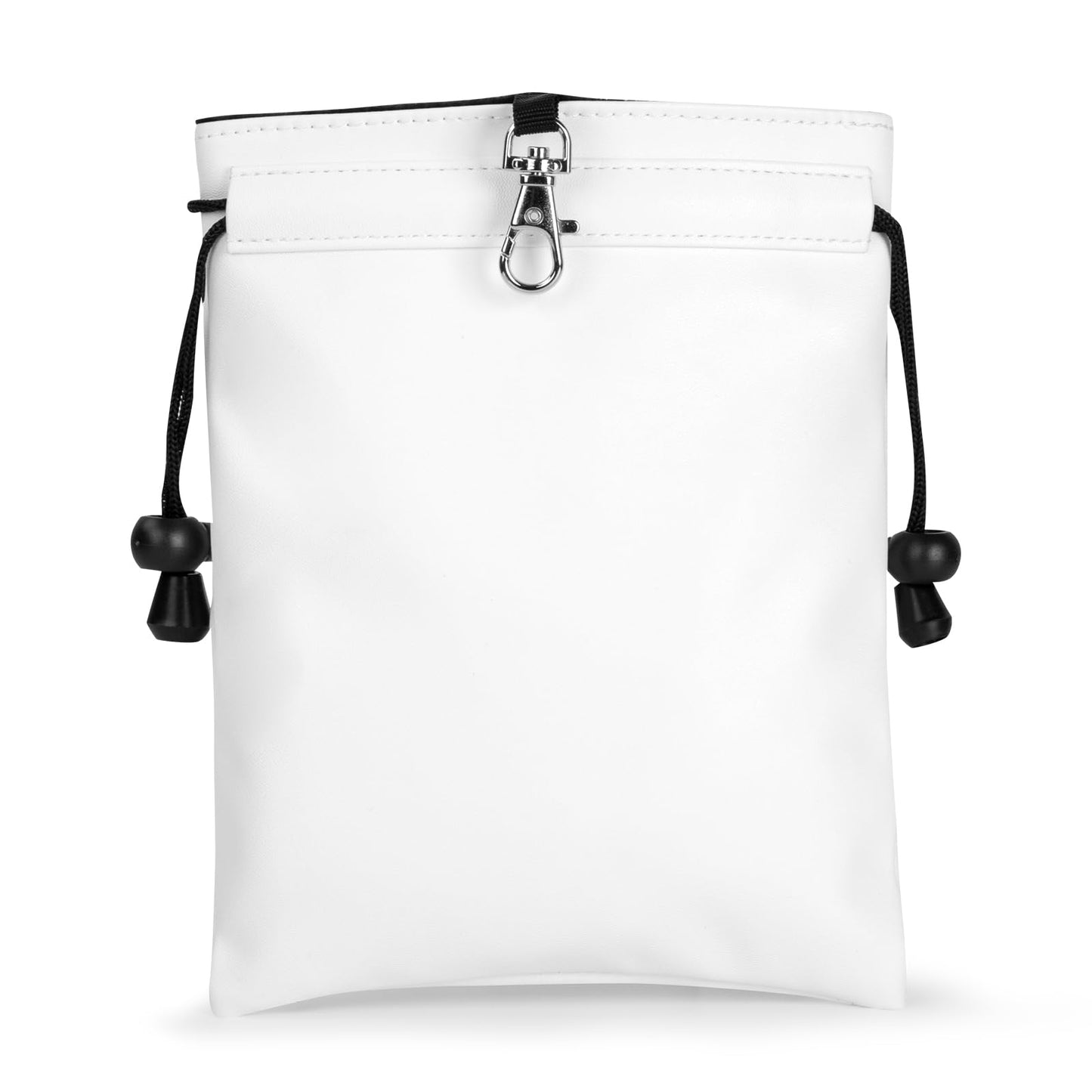 US Patriotism Golf Valuables Pouch Bag with Drawstrings - Premium Faux Leather Golf Tee Pouch Accessorries for Men