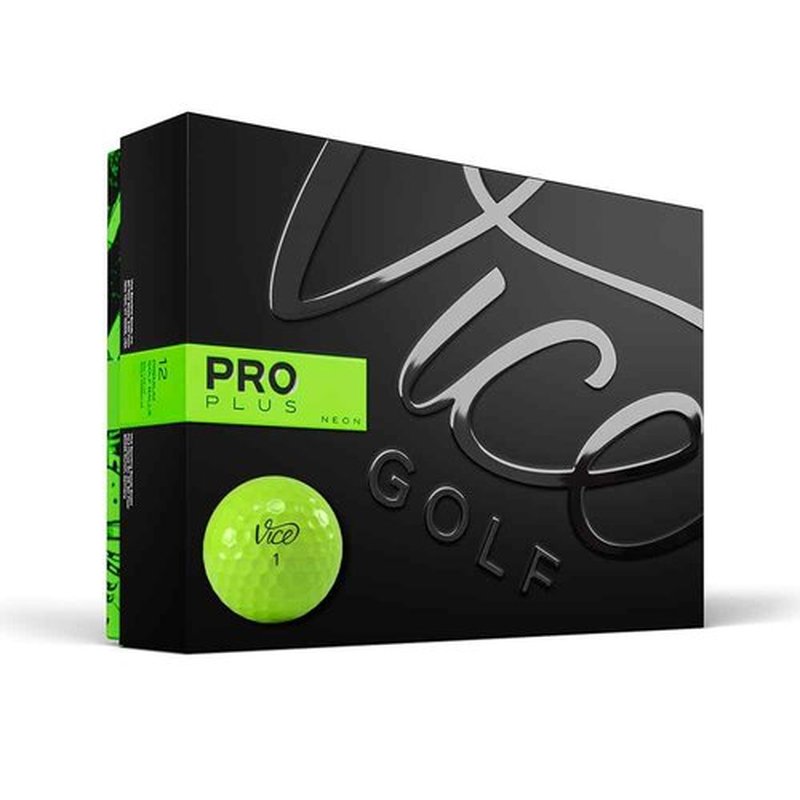 VICE Pro Plus White Golf Balls Bundle | 12 Golf Balls