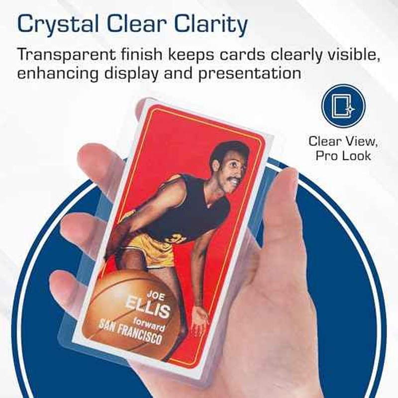 BCW Tall Card Topload Holders ? 25 Pack | Premium Top Loaders for Sports Trading Cards | Fits Tall Basketball, Football, Widevision Cards | Clear Rigid Toploader Card Protectors