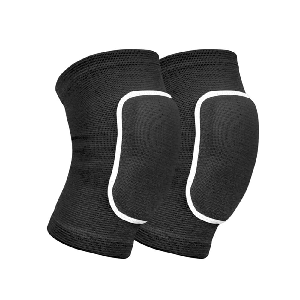MINILUJIA Soft Breathable Knee Pads for Kid Elastic Nonslip Sponge Sleeves Flexible Children Knee Support Protector Sleeves Cover One Pair