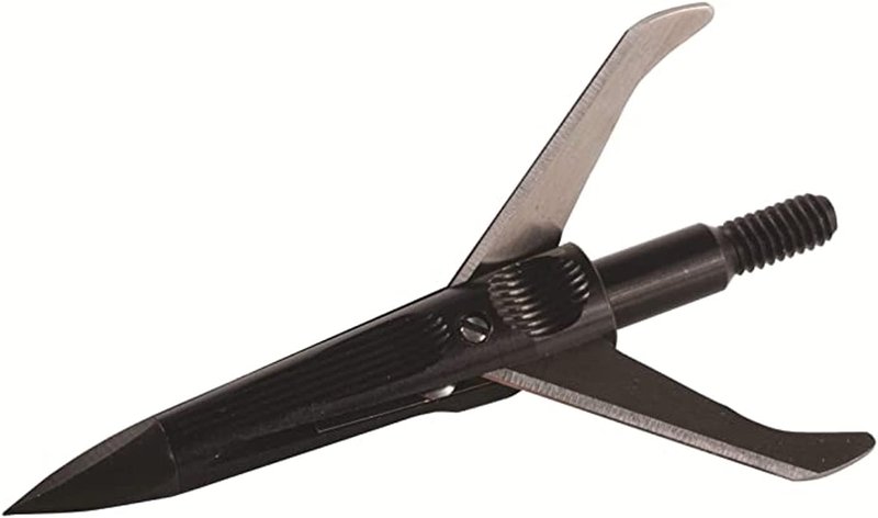 Spitfire 3-Blade Mechanical Broadhead for Bowhunting - Durable Front-Deploying Design | 3 & 4 Pack