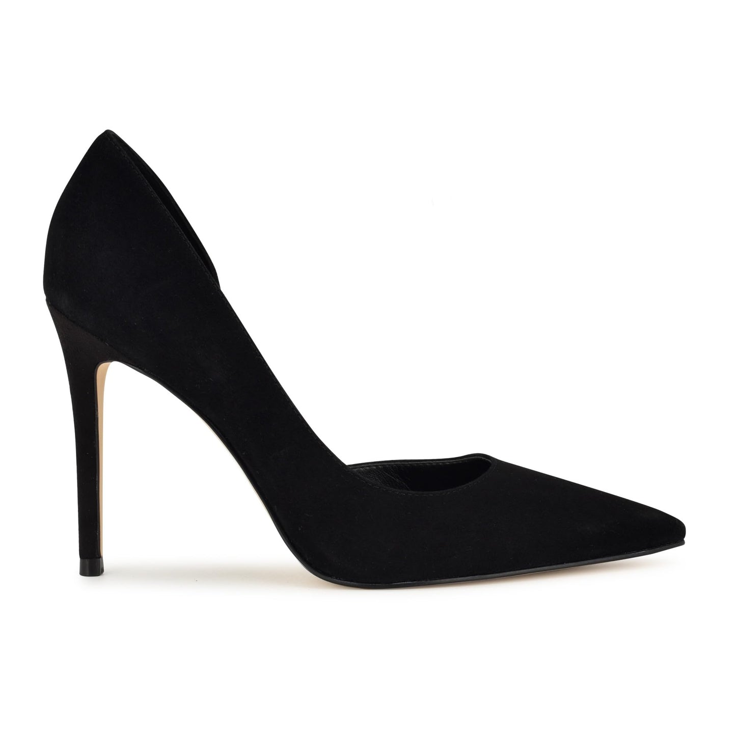 Nine West Women's Folowe Pump, Black Suede 008, 8