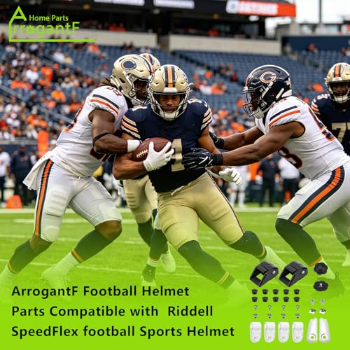 Riddell Speedflex Football Helmet Repair Kit | Replacement Hardware & Chin Strap