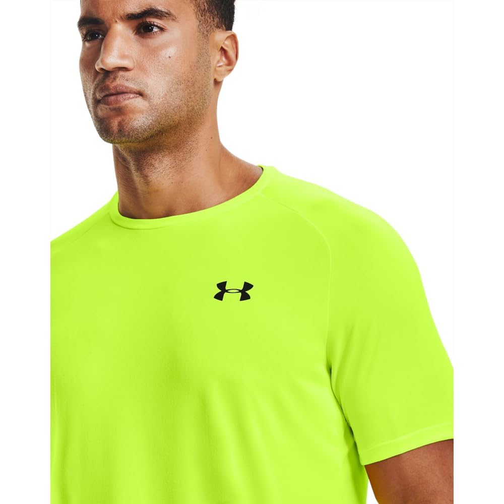 Under Armour Men's Tech 2.0 Short-Sleeve T-Shirt , High-Vis Yellow (731)/Black, 3X-Large