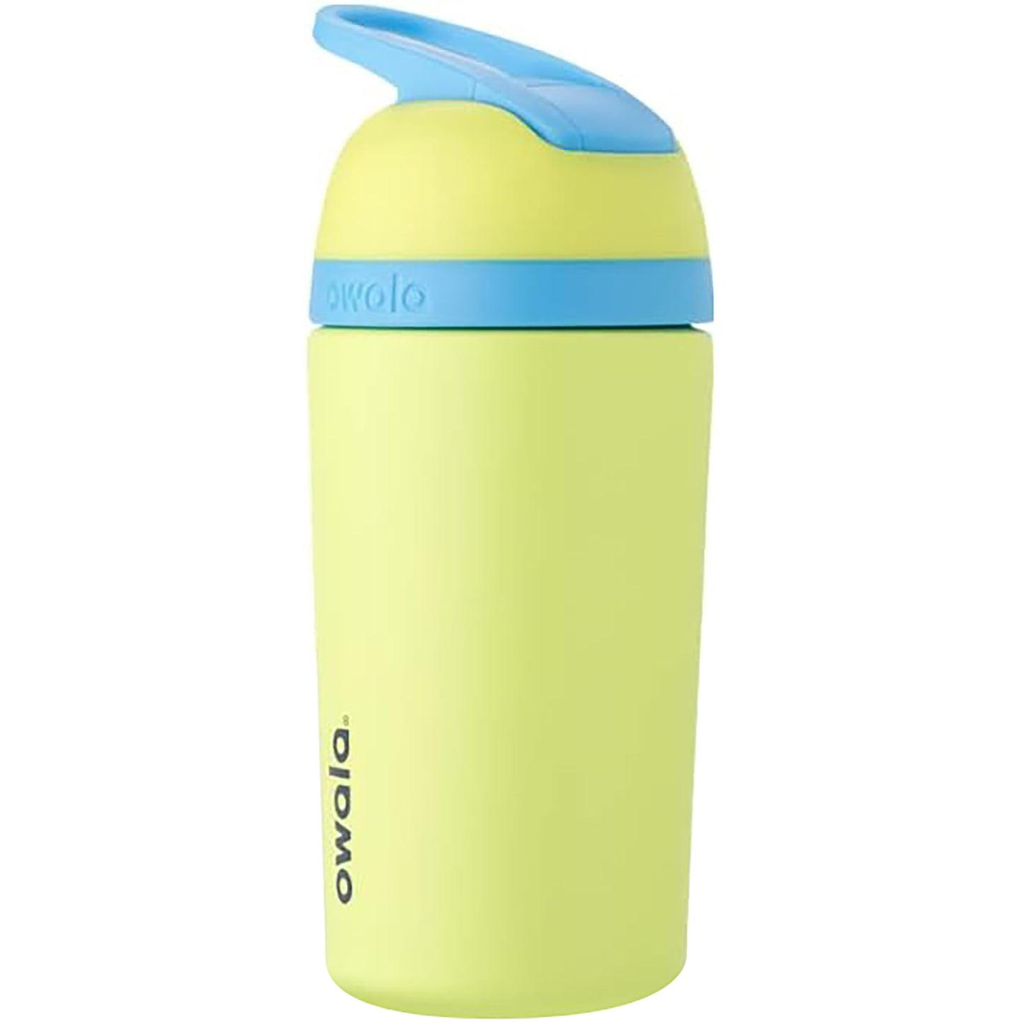 Owala Kids Flip Insulation Stainless Steel Water Bottle with Straw, Locking Lid Water Bottle, Kids Water Bottle, Great for Travel, 14 Oz, Light Green