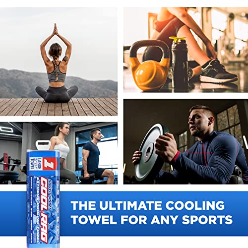 Cool RAG Extreme Cooling Towel for Heat Relief - PVA Cooling Towel for Workout, Gym, Running and for Other Outdoor Sports - Cooling Rag for Neck - Cool Towel for Quick Cooling