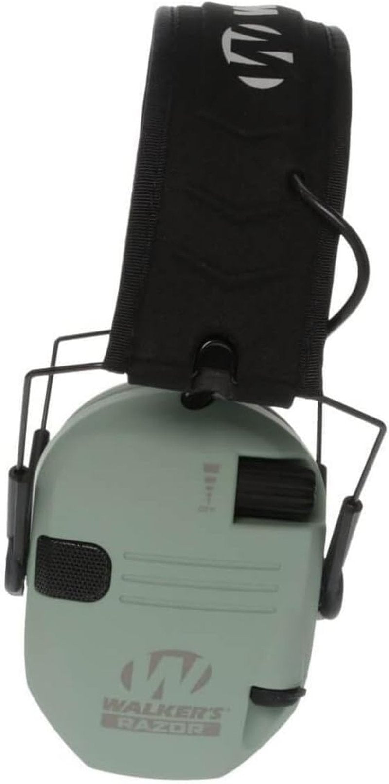 Walker's Razor Slim Electronic Muff - Noise-Canceling Ear Protection for Shooting | Adjustable Fit