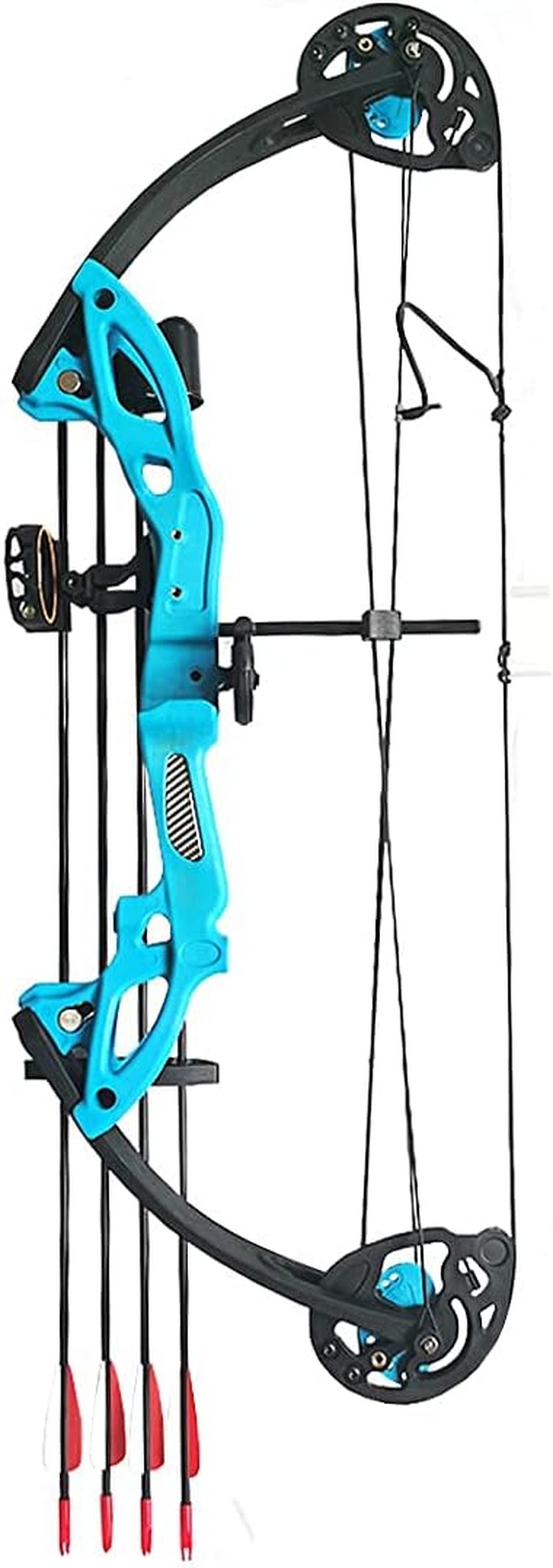 Compound Bow for Youth & Beginners - Right-Handed, 19”-28” Draw Length, 15-29 Lbs Draw Weight, 260 FPS