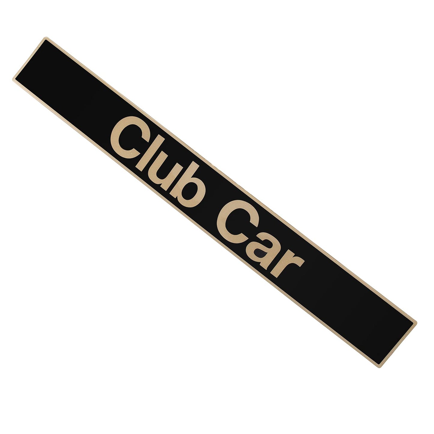 DRIVE UP Name Plate for Club Car DS Emblem Black Gold for Golf Cart-18" X 2.24"