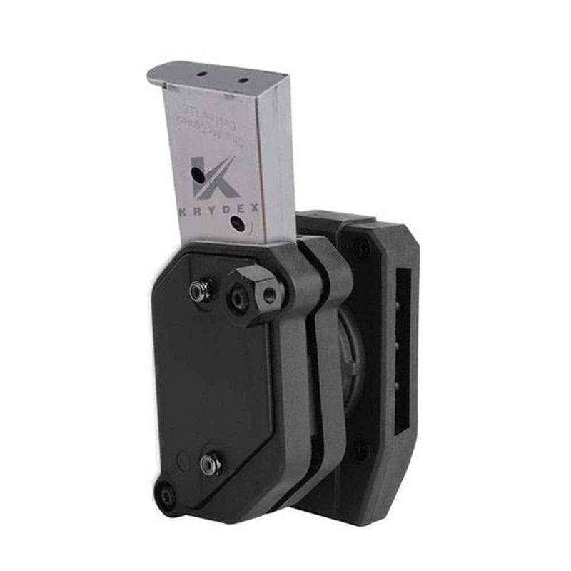 KRYDEX IPSC USPSA IDPA Competition Shooting Multi-Angle Adjustment Speed Shooter's Pistol Magazine Pouch Mag Holster Holder (BK 4 Pcs)