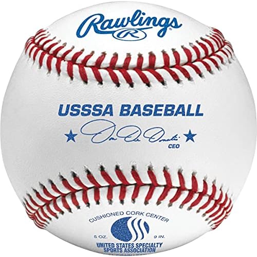 Rawlings | USSSA Baseballs | Tournament Grade | ROLBUSSSA | Youth/14U | 12 Count