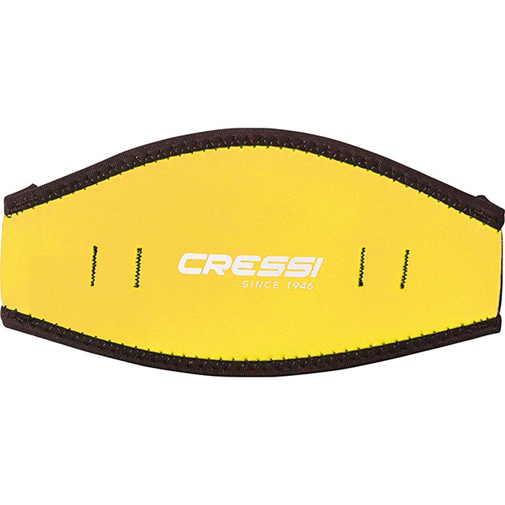 Cressi Neoprene Mask Strap Cover, Yellow