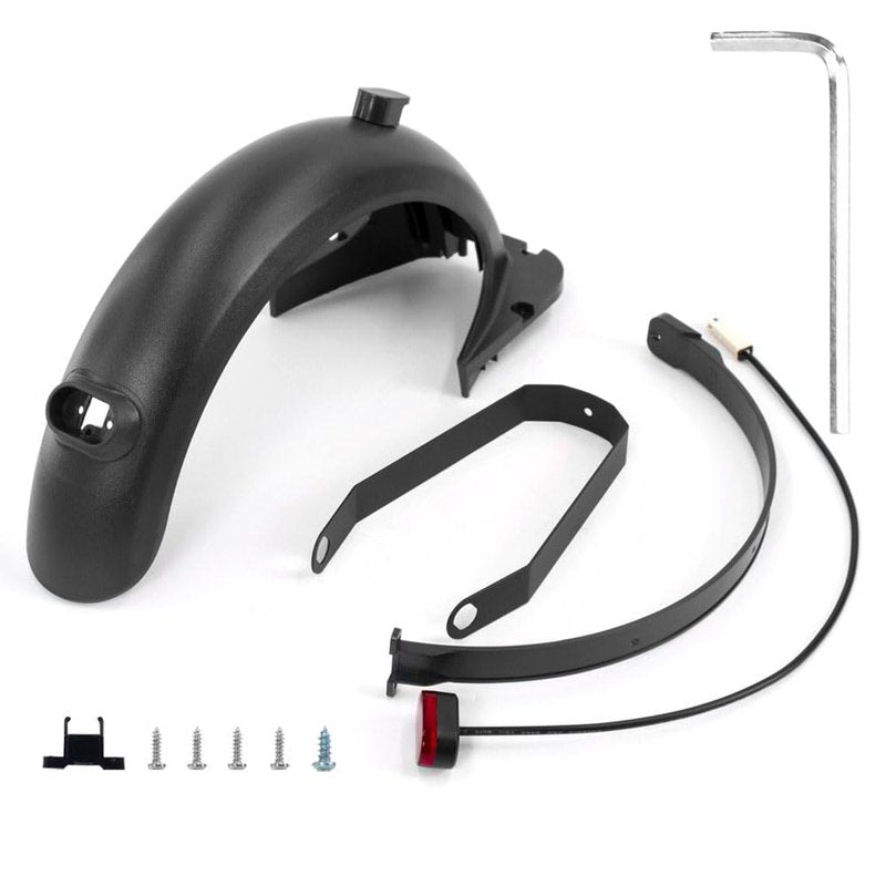 Electric Scooter Rear Mudguard Accessories Set Mudguard Bracket Replacement Part Fender Rear Compatible with G30/MAX G30 Electric Scooter
