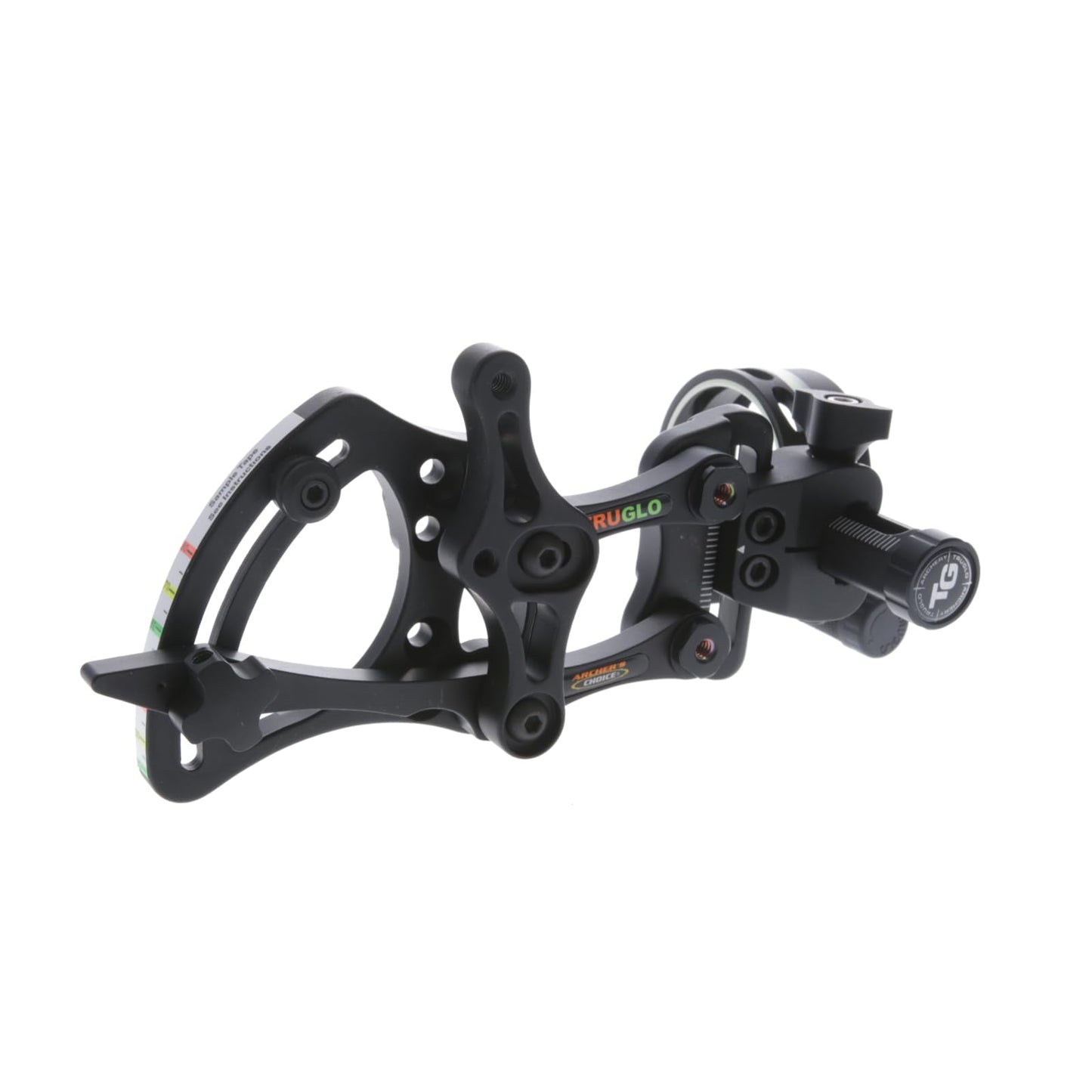 TRUGLO Range Rover Single-Pin .019" Dia Right-Handed Archery Hunting Moving Bow Sight with Lever-Arm Elevation Adjustment - Adjustable Quiver Mount & LED Light Included