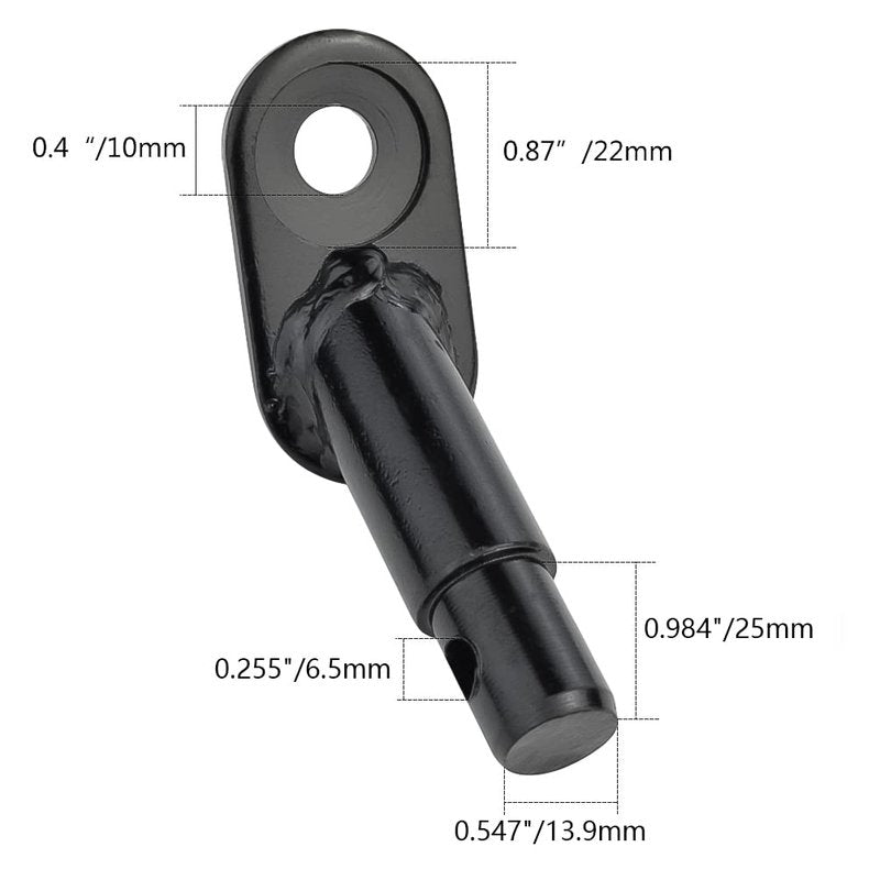 2 Packs Bike Trailer Coupler, Fengek Bike Trailer Hitch Instep Attachment for Instep, Black