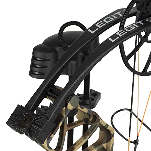 Bear Archery Legit Ready to Hunt Compound Bow Package for Adults & Youth, Left Hand,