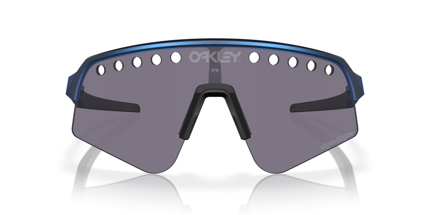 Oakley Men's OO9465 Sutro Lite Sweep Rectangular Sunglasses, TLD Blue Colorshift/Prizm Grey, 39 mm