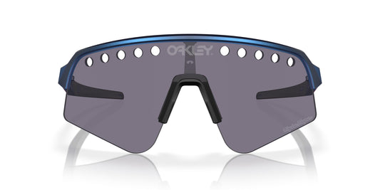 Oakley Men's OO9465 Sutro Lite Sweep Rectangular Sunglasses, TLD Blue Colorshift/Prizm Grey, 39 mm