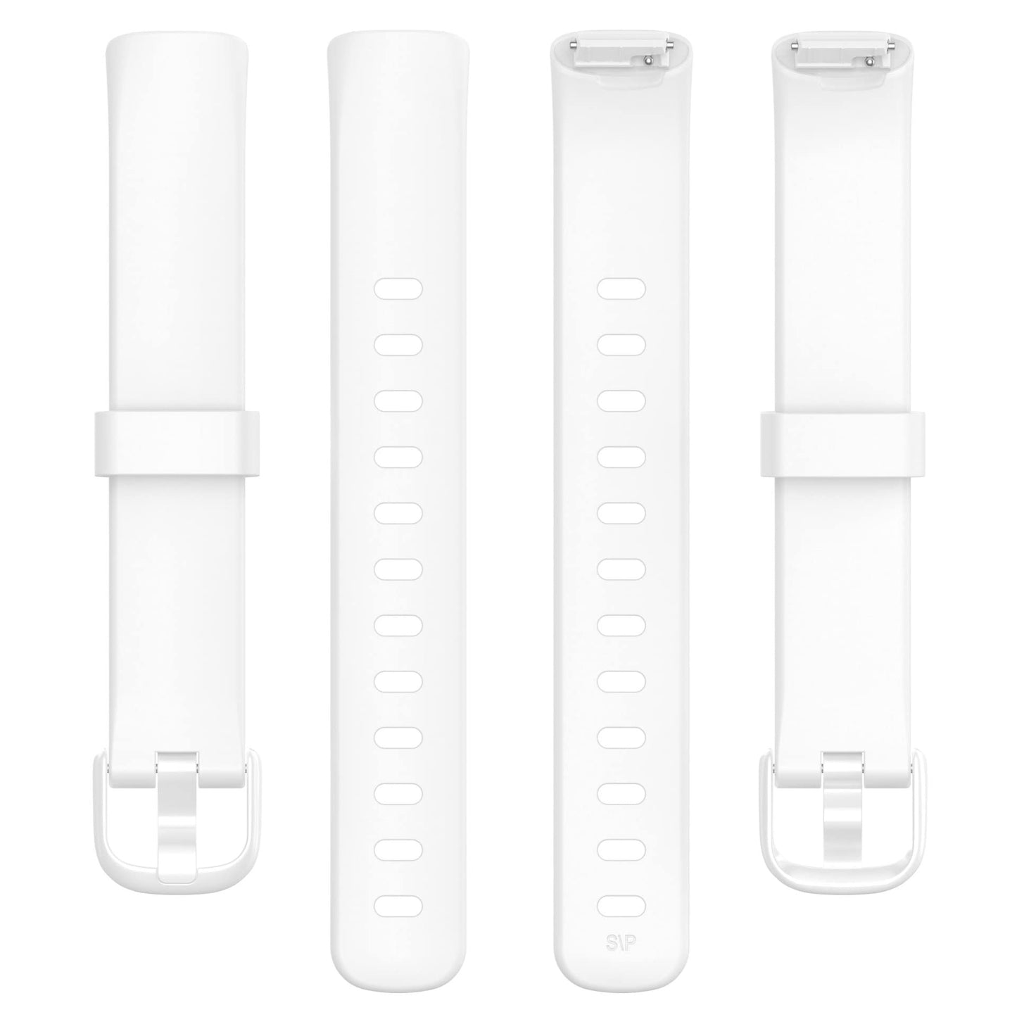 Inspire 3 Bands Compatible with Fitbit Inspire 3 Bands for Men Women, Soft Silicone Sport Wristband Strap Band Bracelets for Inspire 3 (Small:5.5"-7.1" Wrist, White)