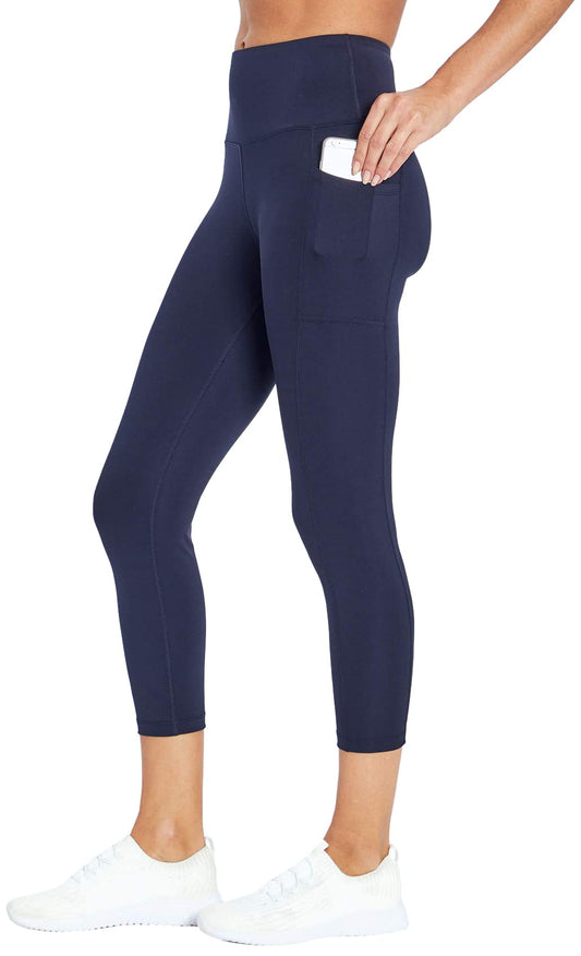 Bally Total Fitness High Rise Pocket Mid-Calf Legging