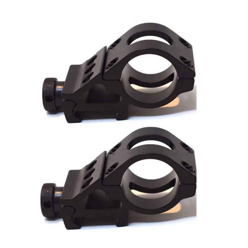 TPO 1"/30mm Offset 45 Degree Picatinny Rail Mount for Flashlight Laser Optics (1"-2PCS)
