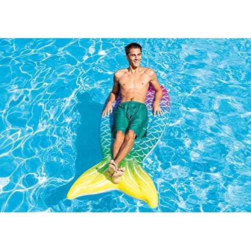 Intex 58788EP Mermaid Tail Pool Float, 70in x 28in x 7in